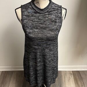 Y2k The Limited Black and Gray Sweater Dress